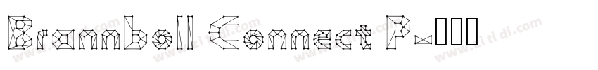 Brannboll Connect P字体转换